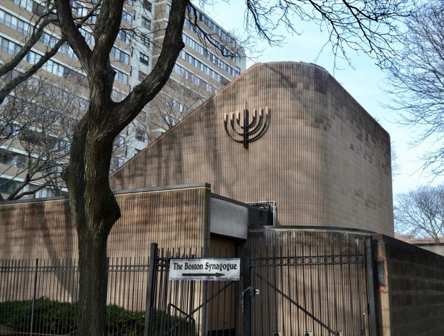 The Boston Synagogue, located on 55 Martha Road. The synagogue has tightened its security due to concerns over rising anti-semitism. 