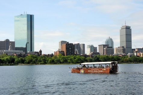 WWII-era duck boats carry tourists and championship teams through Boston alike