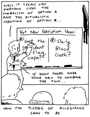 Column: Where does the Pledge of Allegiance belong?