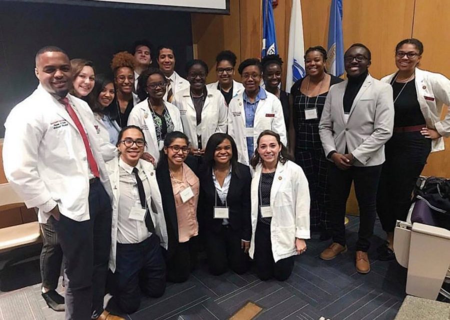 Members of MAPS pose with panelists from the 2018 Regional Medical Education Conference.
