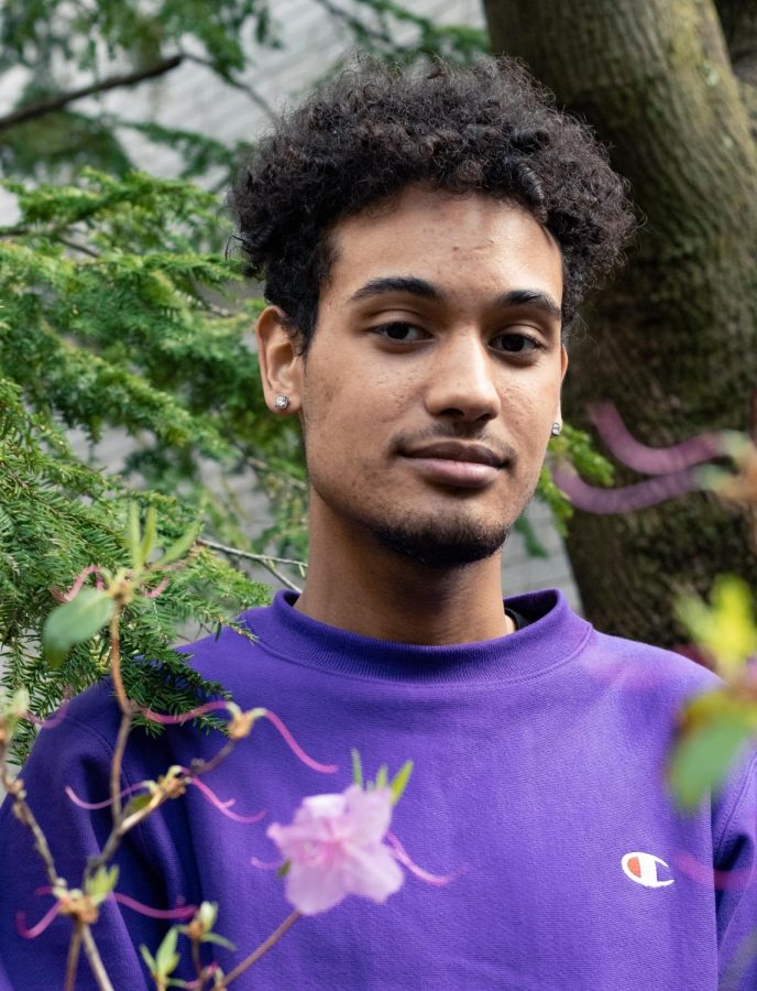 James Lyons, a third-year media and screen studies and political science student, is a founding member of the Northeastern Student of Color Caucus.