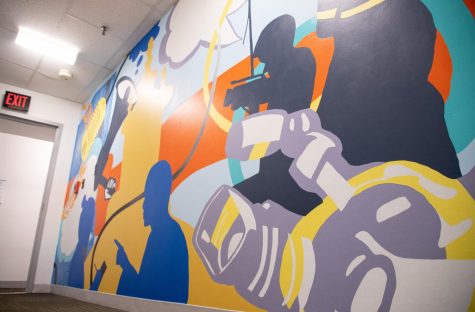 Holmes Hall mural brings life to an outdated building