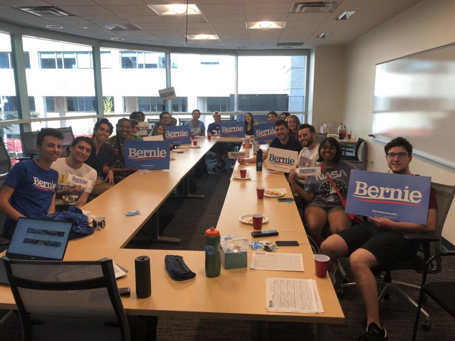 Huskies for Bernie is one of the many 2020 campaign groups on campus. 