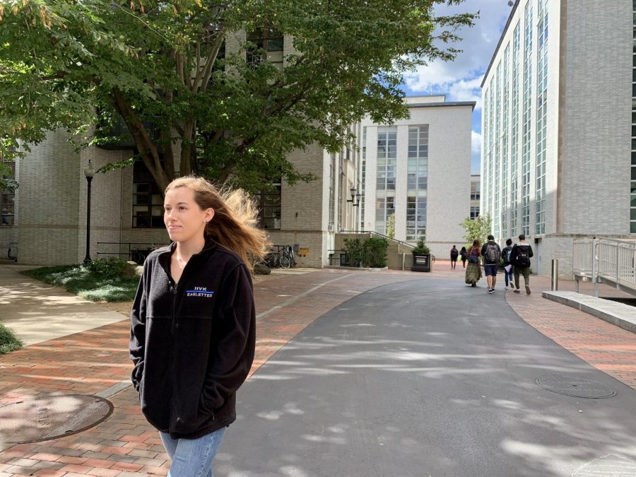 Kaitlyn Moleti, a first-year behavioral neuroscience major and East Village resident, said she has to walk through the wind tunnel on St. Botolph Street every day.