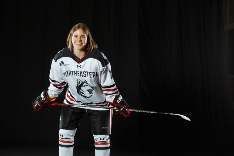 Alina Mueller, a two-time Olympian and star of the Northeastern womens hockey team, has 15 points through the first six games of the season.