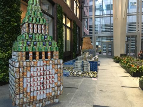 Canstruction Boston promotes hunger awareness through canned food sculptures