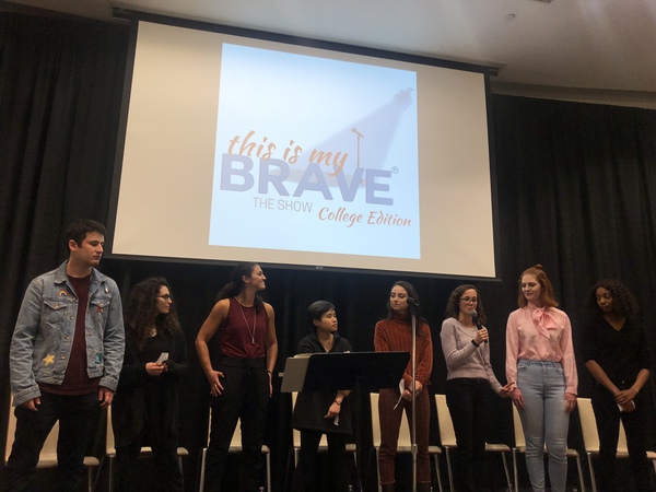 This is My Brave's cast performs at Northeastern Oct. 28 as part of their college tour.