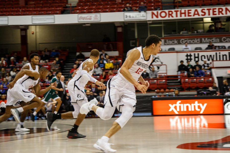 Redshirt senior guard Jordan Roland reached 1,000 points in his NU career. 