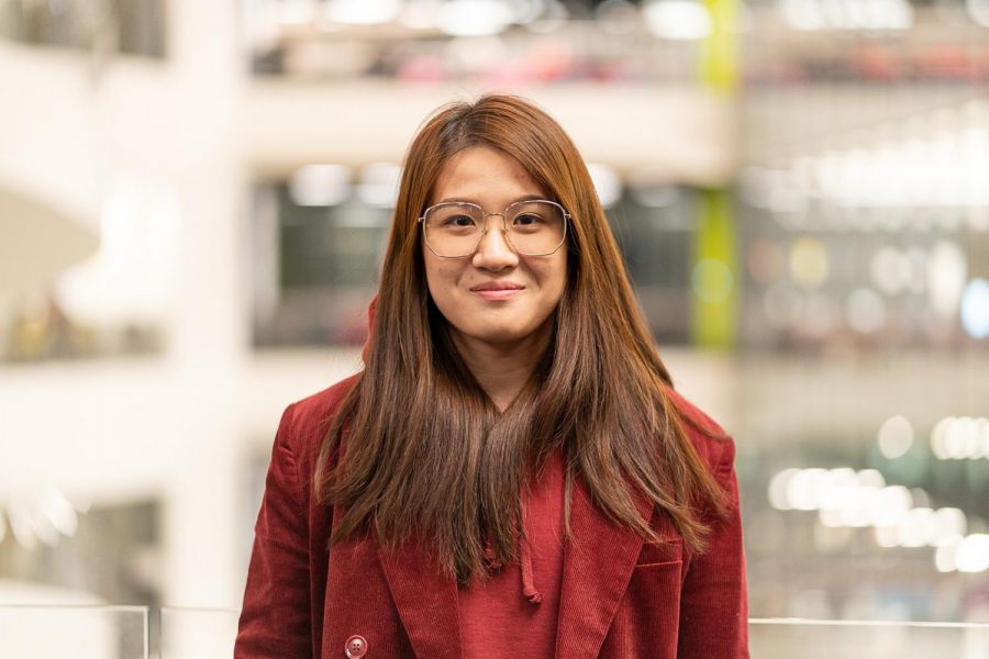 Weijia Gaom is a first-year international business major from Fujian, China.