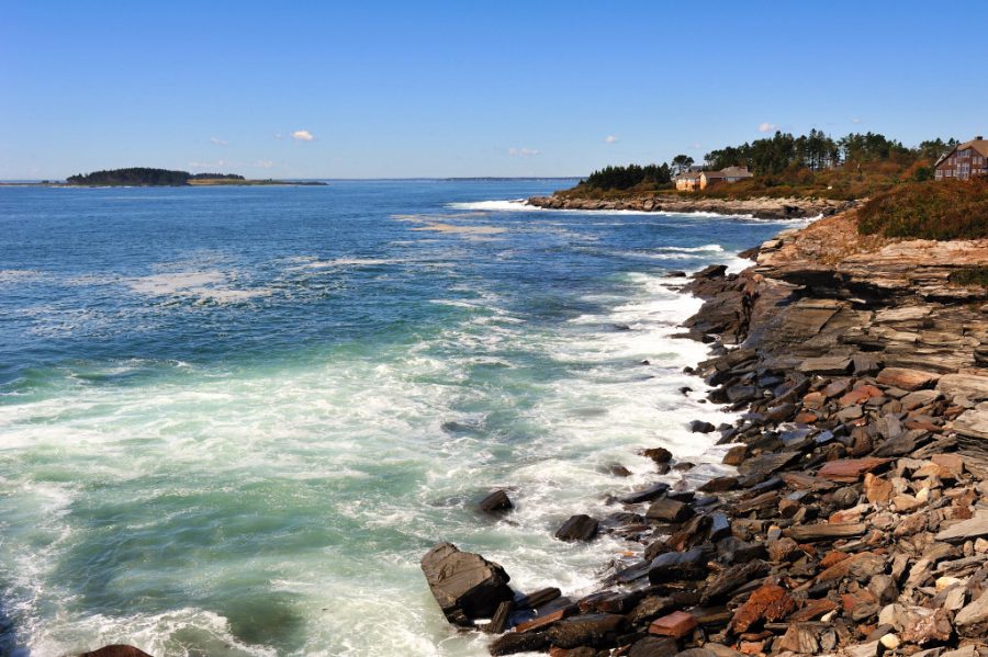 Portland, Maine is a coastal town about 108 miles north of Boston.