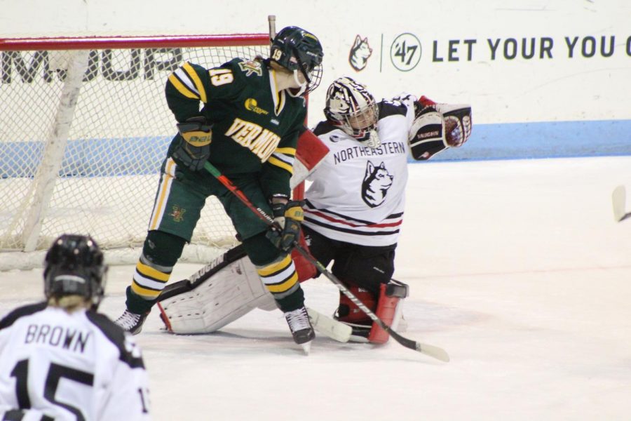 Frankel makes one of her 25 saves of the contest.