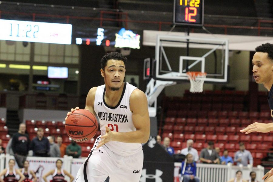 Graduate student Guilien Smith scored his career high of 20 points in tonight's game against JMU.