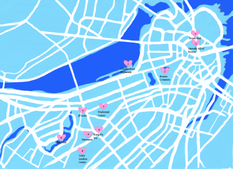 The top nine locations in Boston that Northeastern students miss the most according to a poll conducted in a Facebook group of Northeastern students.