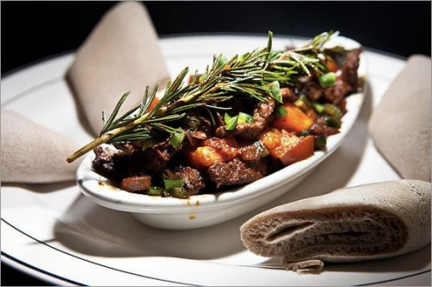 A dish served at Lucy Ethiopian Café.