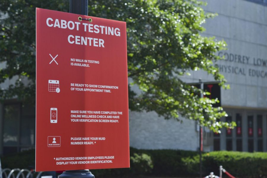 All Northeastern students will be tested at the Cabot Testing Center.