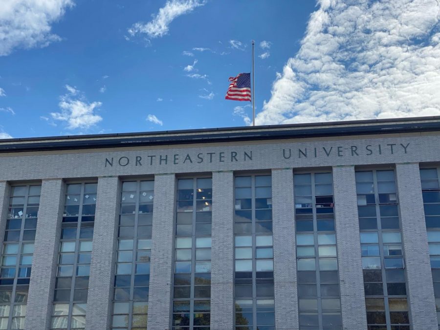 The university flew its flag at half-mast to honor Justice Ginsburg