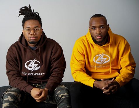Ralph Sanon (left) and Aaron Higginbottom (right) are co-founders of The Creative Studio Sportswear.
