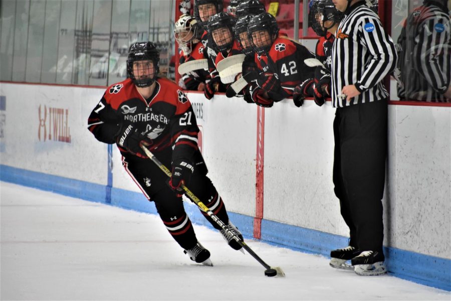 The women's hockey team was one of the five varsity teams that had clusters of positive COVID-19 cases, resulting in the postponement of winter sports until Dec. 18.