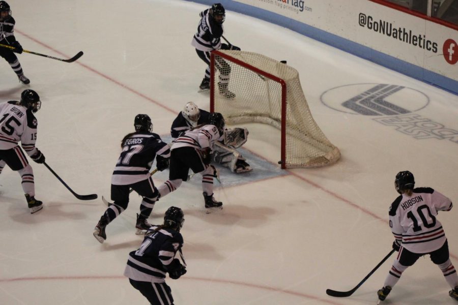 In a shootout, the Huskies fall to New Hampshire, losing in overtime 2-2. 