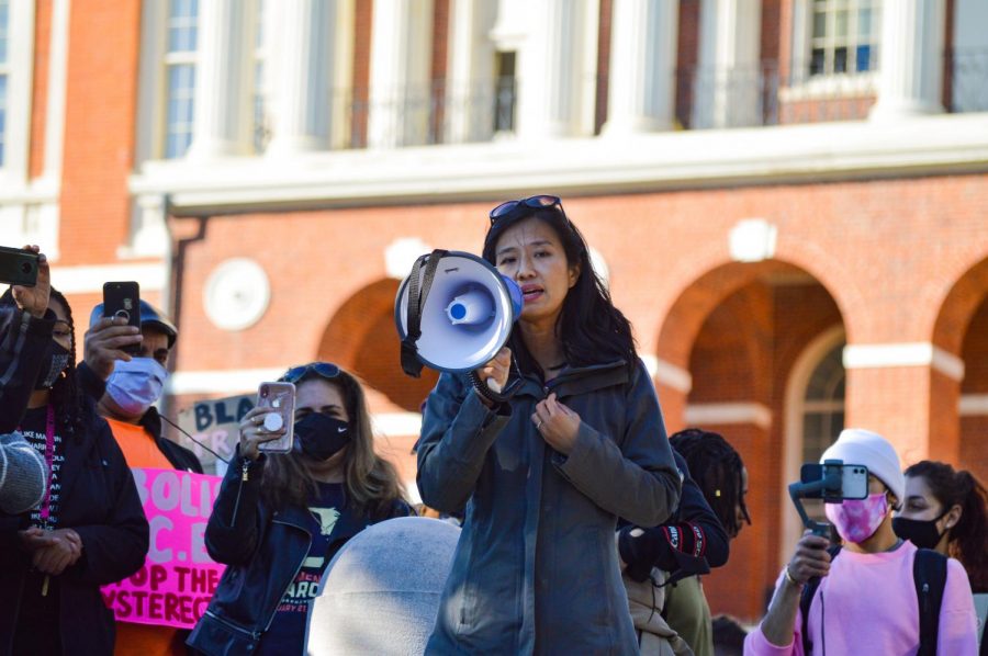 Boston mayoral candidate Michelle Wu said she will prioritize community connections, the COVID-19 vaccine rollout and eliminating barriers faced by minority groups if elected mayor.