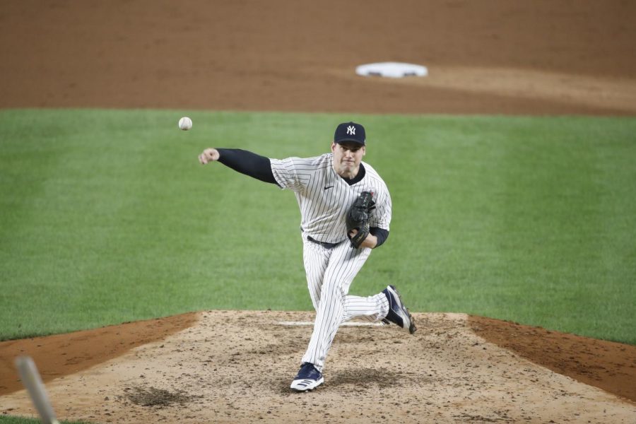 Adam Ottavino, former New York Yankees player and Northeastern baseball alum, returns to Boston to join the Red Sox. 