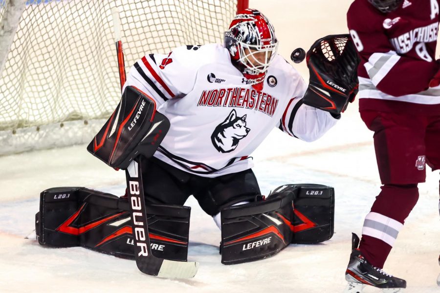 The Huskies season ended in Amherst Sunday evening after falling to the Minutemen 4-1.