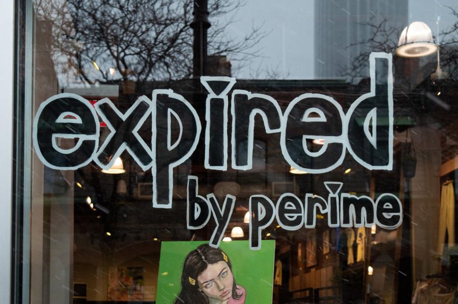 Located on Newbury Street, Expired by Perime is a hub for local artists and vintage clothing. 