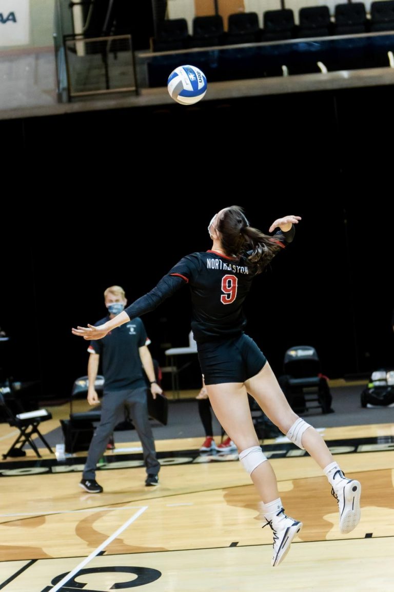 Northeastern women's volleyball clinches win against James Madison ...