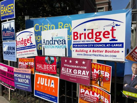 campaign signs boston election 2021 September 15