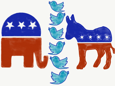 Social media polarizes society through political posts.