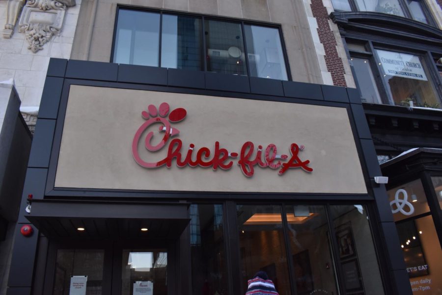 Chick-fil-A, a popular American chicken sandwich fast food chain, opened a new location in Copley Square Jan. 5 and has consistently served long lines.