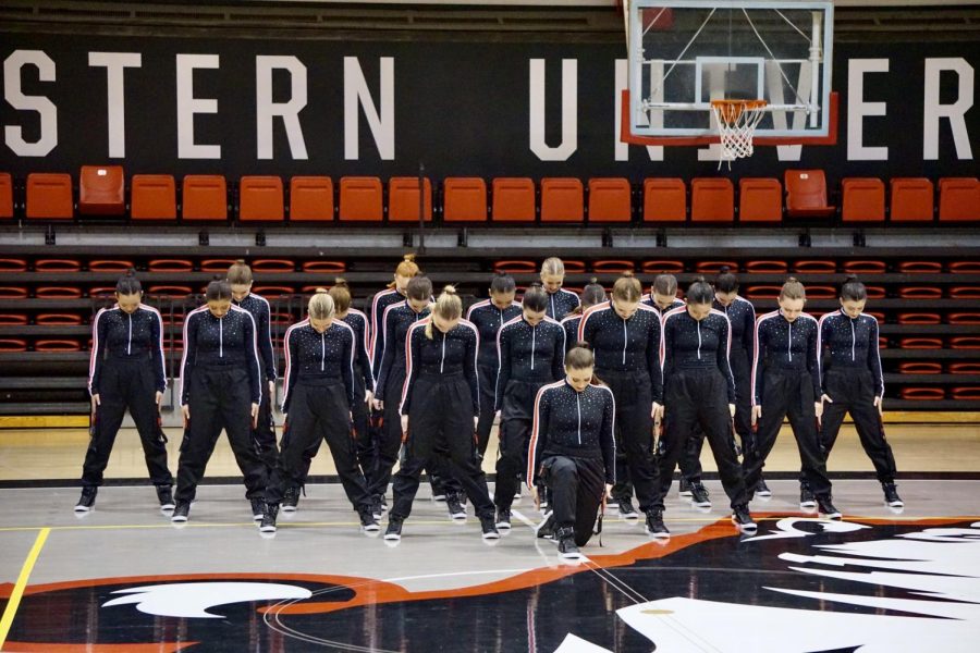 The+Northeastern+University+Dance+Team+takes+the+national+stage+in+Daytona+for+the+first+time+in+five+years.+