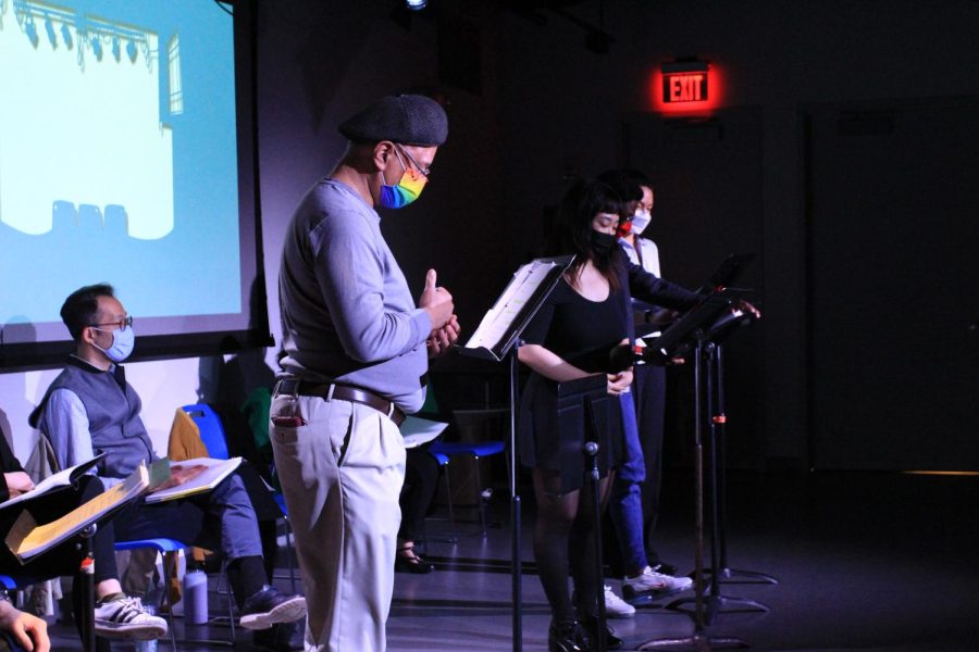 Actors perform at CHUANG Stage, an organization which received grants through the Boston Cultural Council and Recover Creative Boston in the spring of 2022.
