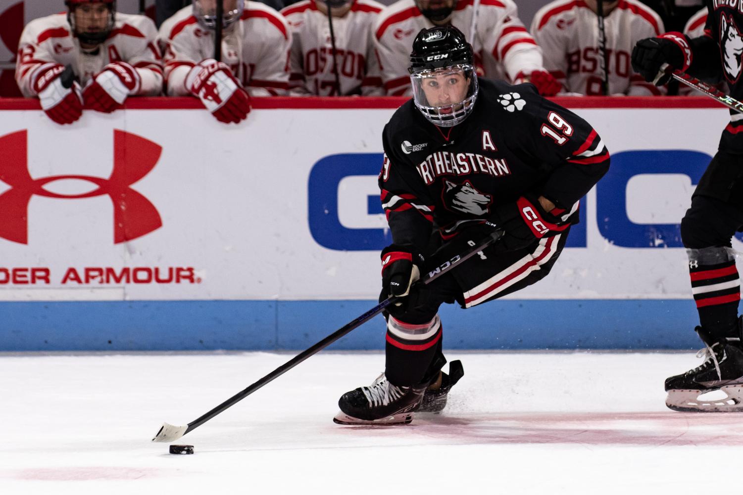 How Jack Hughes joined older brother Riley on potent Northeastern roster