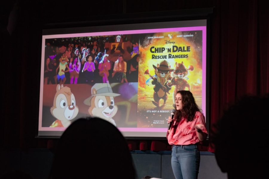 Gabby Riberdy, Times News Roman treasurer, analyzes “Chip n Dale: Rescue Rangers,” an animated comedy and adventure movie she recently watched. She knew the show was Tinder-themed, but instead wanted to focus on the characters who play “washed up actors” and a “cartoon trafficking ring.”