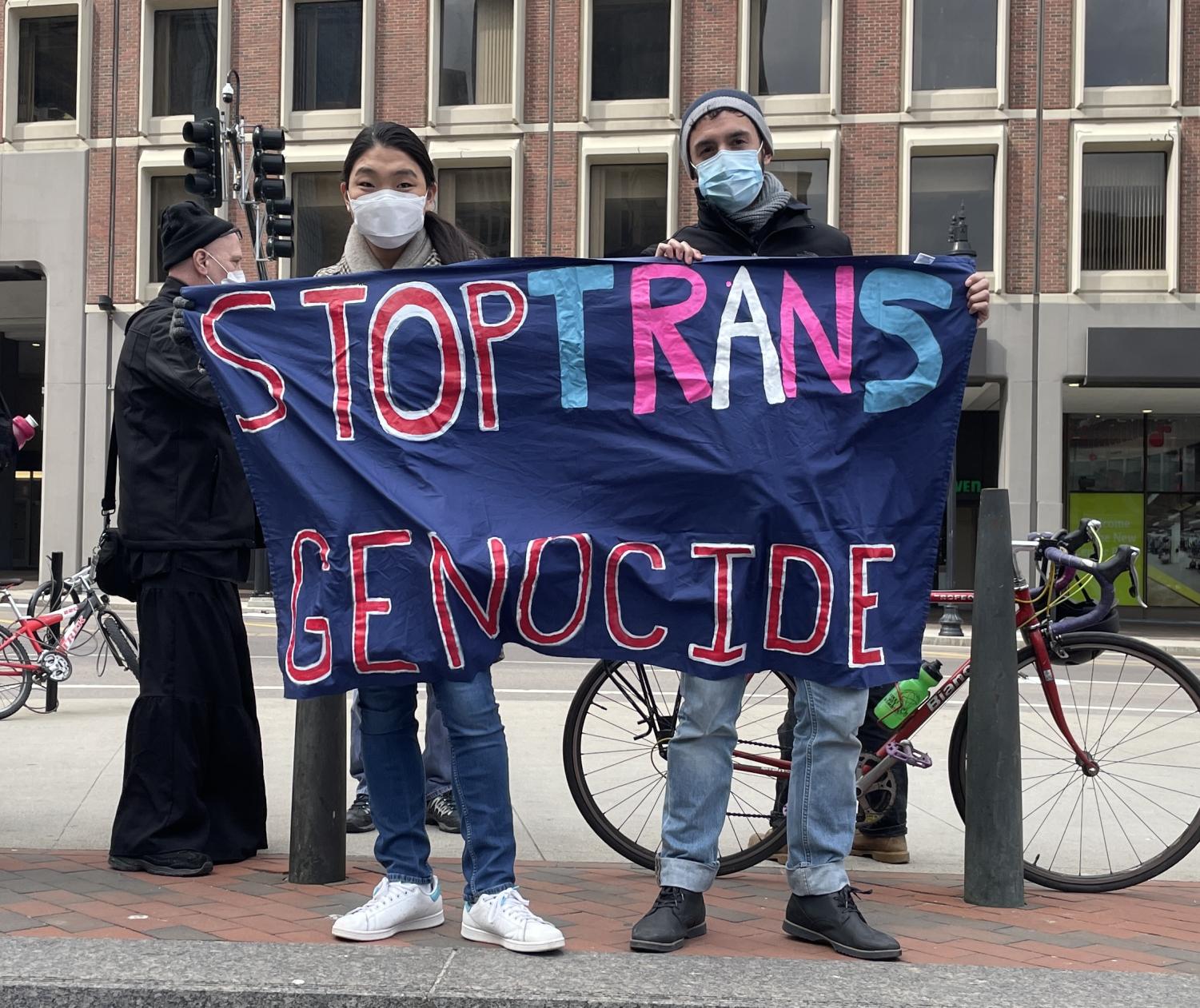 Hundreds protest trans genocide in Transgender Day of Resistance March