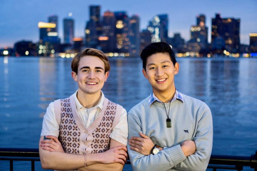 Matty Coleman and Charlie Zhang (left to right) are running for Executive Vice President and President of the student body, respectively. Elections opened March 20 and  run until March 26. Photo courtesy CLEAN Slate campaign. 