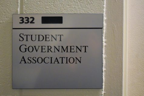 The Student Government Association office at 332 Curry Student Center. SGA met virtually last week to discuss multiple referenda items.  