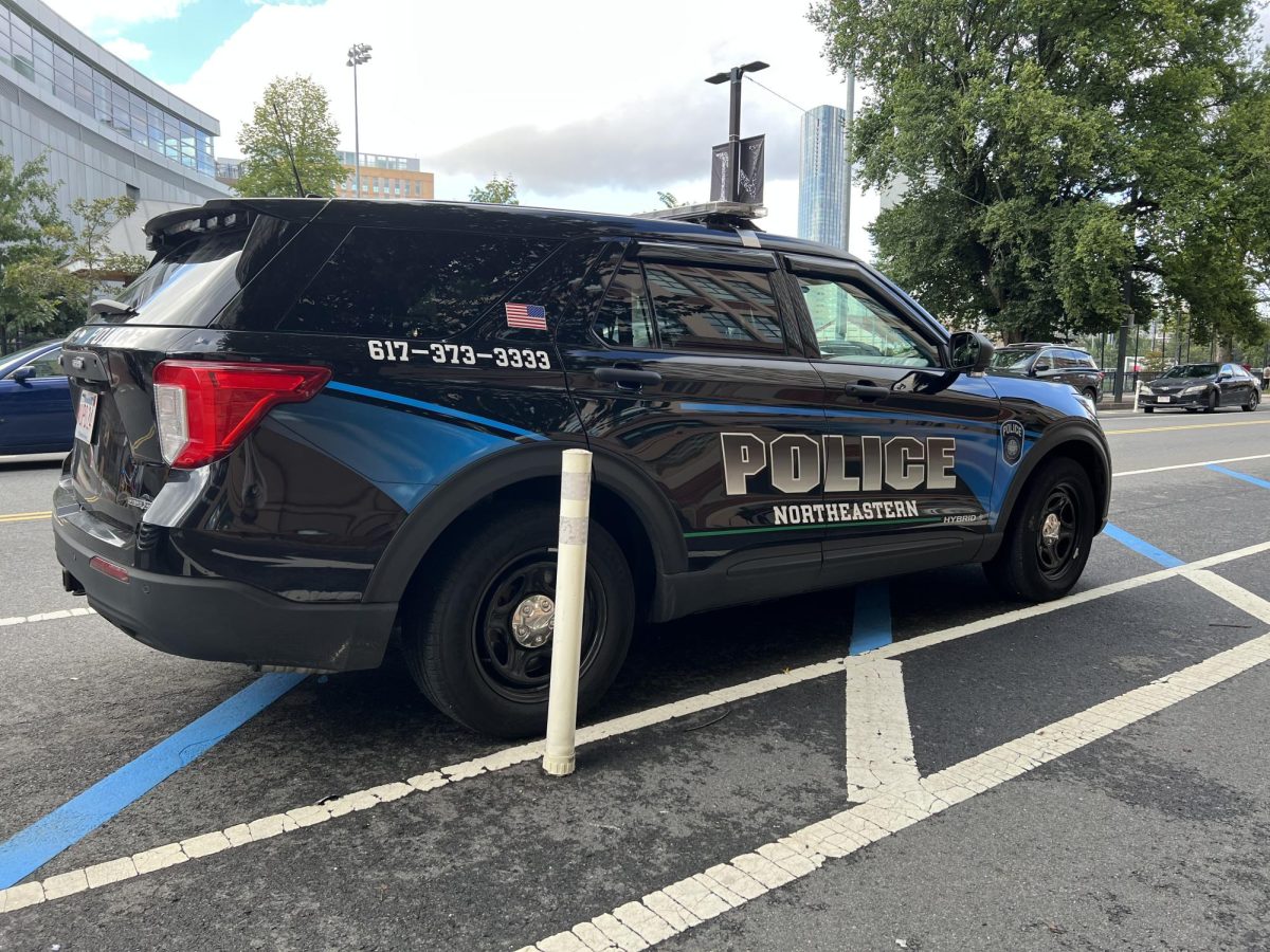 A police cruiser is parked along Columbus Avenue. In February, 14 employees in the bargaining unit signed a petition to hold a representation election.