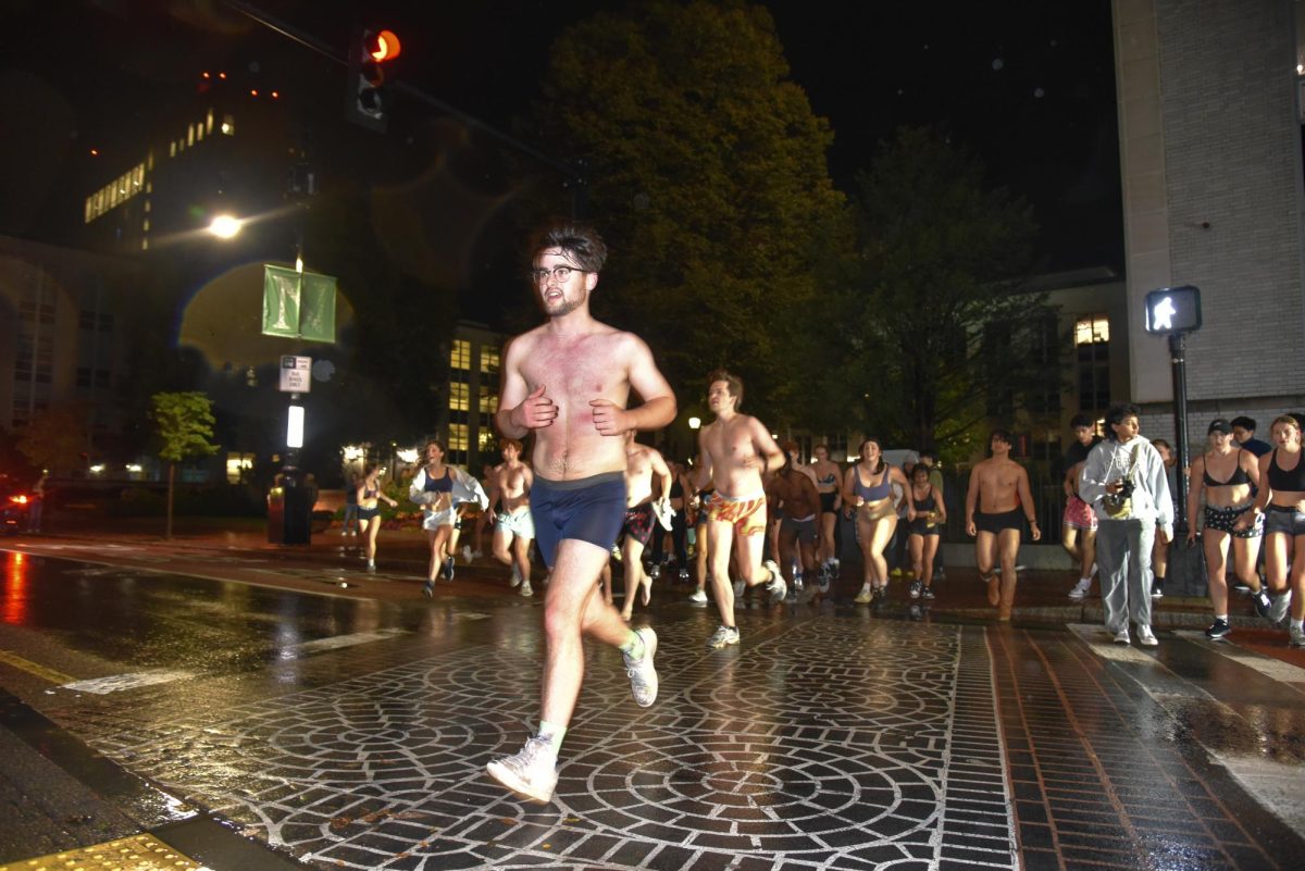 VIDEO: Students shake off clothes and rain for Northeastern’s 17th annual Underwear Run