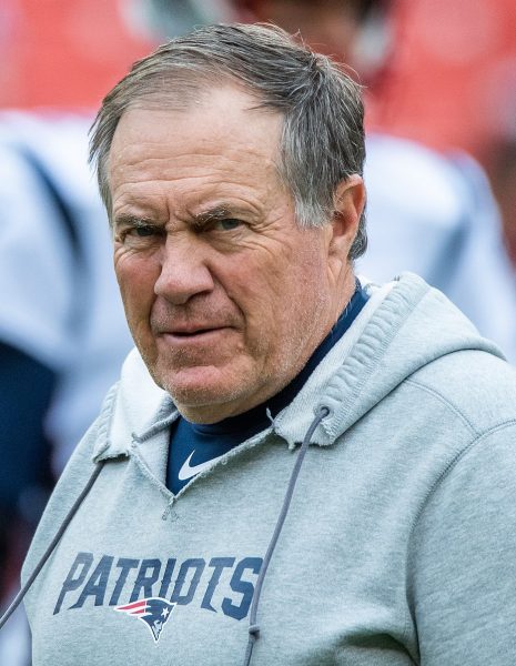 Former New England Patriots head coach Bill Belichick. After 24 seasons and six Super Bowl titles, Belichick stepped down as head coach earlier this year. Photo courtesy Alexander Jonesi, flickr.