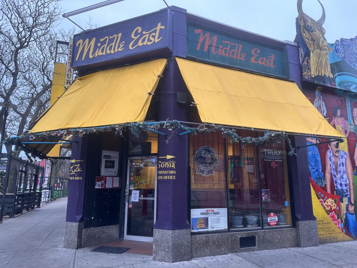 The Middle East stands at 472 Massachusetts Ave. The nightclub has been known to feature different types of bands at the same time with its five rooms.