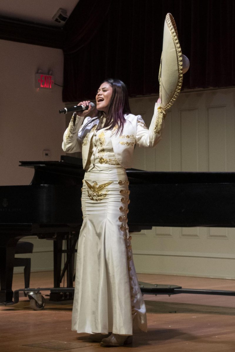 Jennifer Diaz performs “La Malagueña,” a mariachi song by Miguel Aceves Mejía, at the seventh annual Latin American Song Project recital hosted by the Boston Conservatory at Berklee Feb. 4. Read more here.