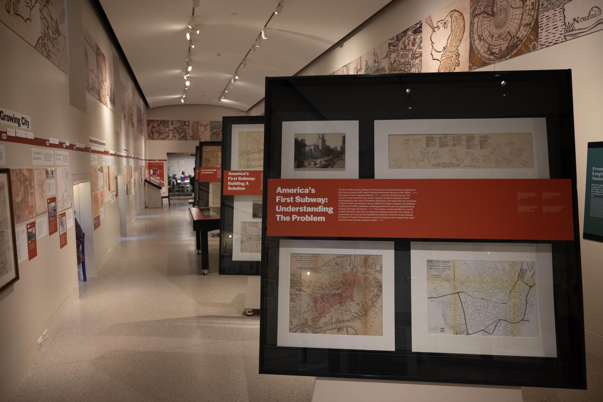 “环游城市”展览展示了波士顿交通系统的深厚历史