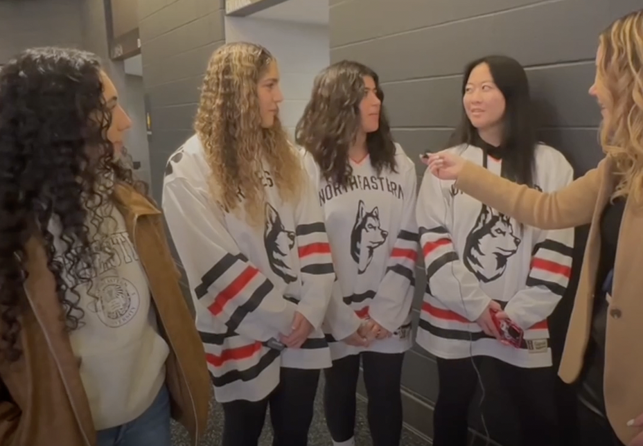 VIDEO: Northeastern and BU students predict Beanpot final score