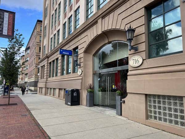 The exterior of 716 Columbus Ave. Northeastern proposed a plan Jan. 4 to renovate several floors of the building, including improvements to the basement and the first, second, fourth and fifth floors.