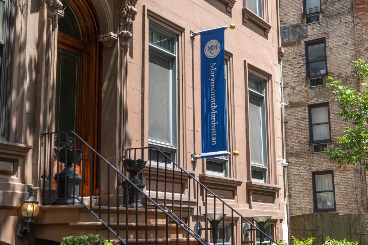 A+banner+on+the+Marymount+Manhattan+College+campus.+Following+the+May+29+announcement+that+Northeastern+will+be+acquiring+Marymount+Manhattan+College%2C+some+students+at+the+New+York+City+college+expressed+concerns+over+MMC+maintaining+its+identity+through+the+acquisition.