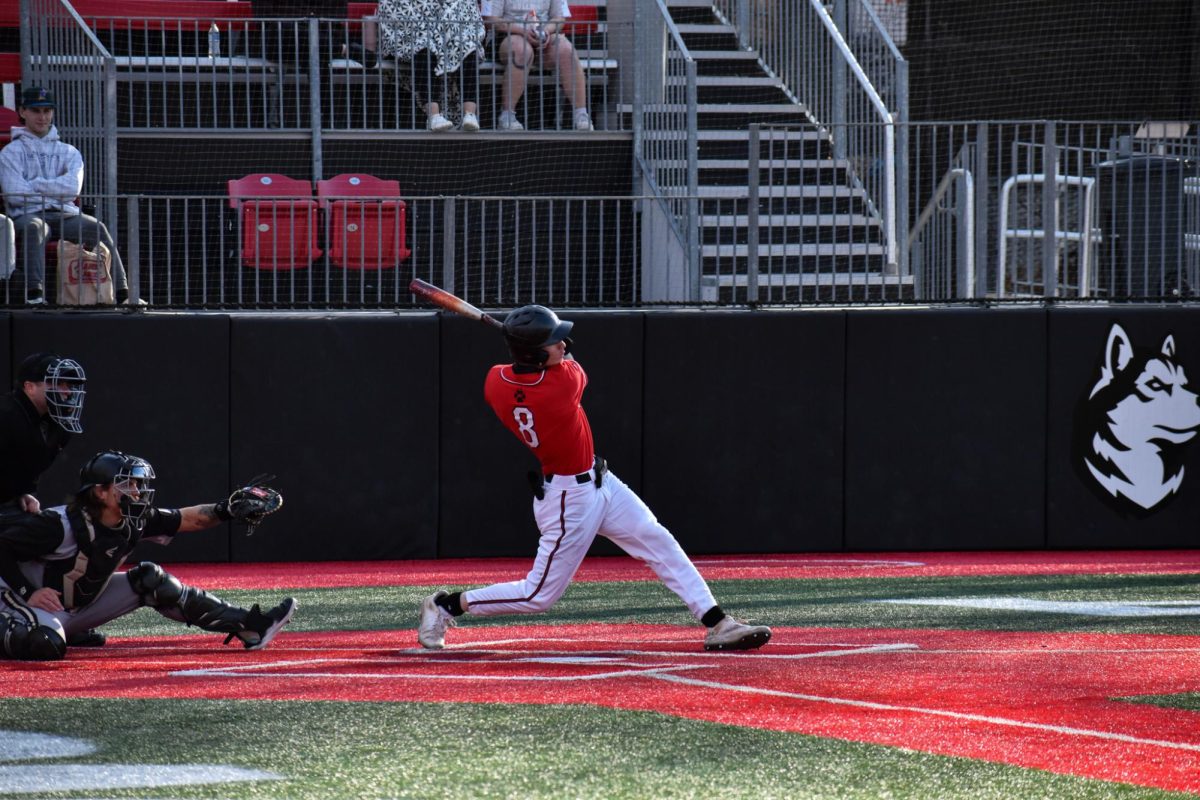 Mike Sirota takes a swing. In the third round of the 2024 MBL Draft, the center fielder was selected by the Cincinnati Reds.