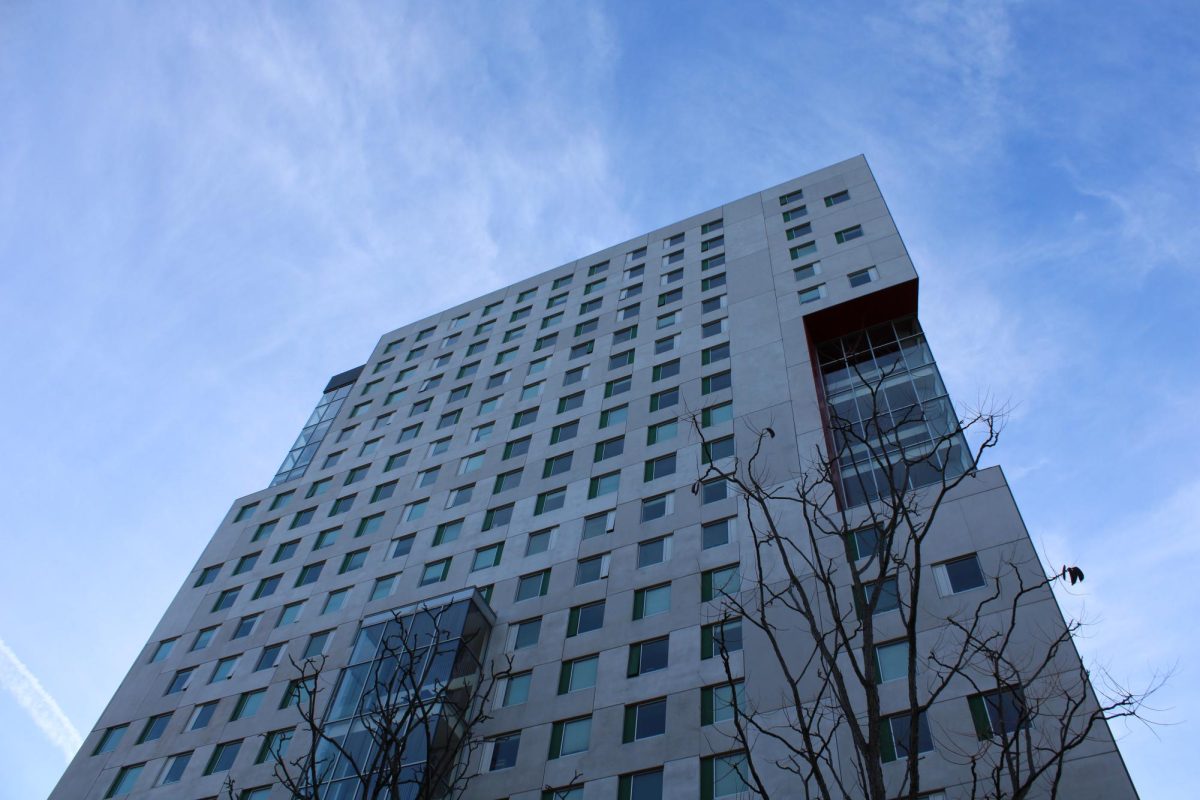The exterior of International Village. In the past two decades, Northeastern consistently raised the prices of on-campus housing options. File photo by Marta Hill.