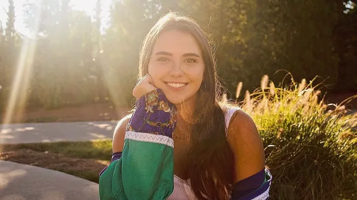 Sarah Cox poses for a photo. Cox's family filed a lawsuit against the university chapter and national chapter of the Alpha Epsilon Phi sorority. Photo courtesy GoFundMe. 